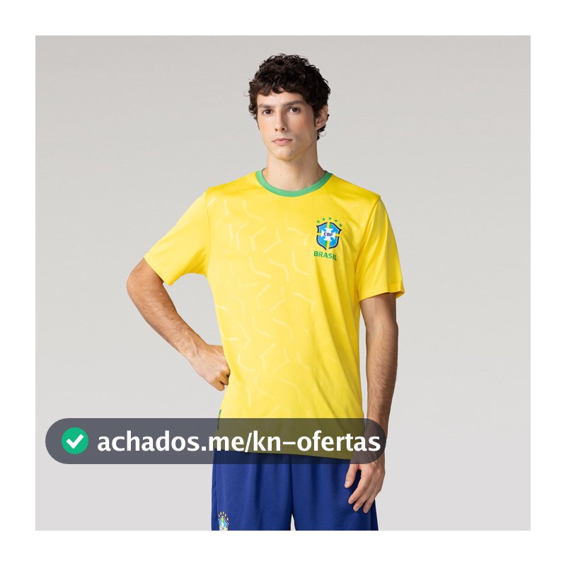 Camiseta da Seleção do Brasil CBF Masculina em Promoção