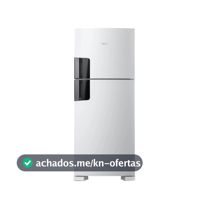 Geladeira Consul Duplex Frost Free Convencional 412L com Compartimentos Removíveis Turbo e Filtro Antiodor CRM50MB