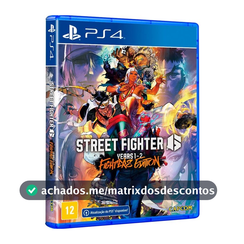 Jogo STREET FIGHTER 6 YEARS 1, 2 FIGHTERS EDITION, PS4 - CP000029PS4