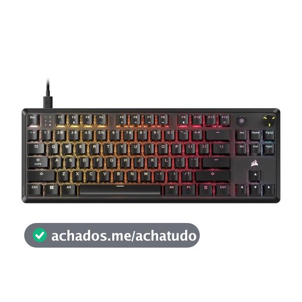 Teclado Mecânico Corsair K70 Core TKL RGB MLX Red V2