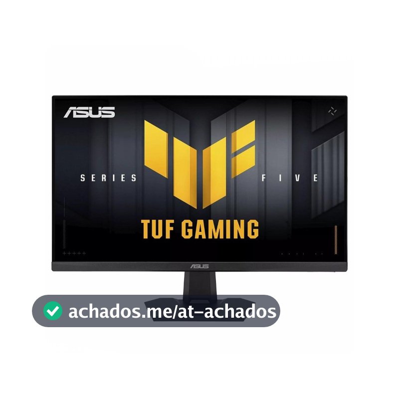Monitor Gamer ASUS TUF 23.8", Full HD, 260Hz, 0.3ms, Fast IPS, VRR, G-Sync Comp, FreeSync Premium, HDR10, Som Integrado, Preto - VG249QM5F