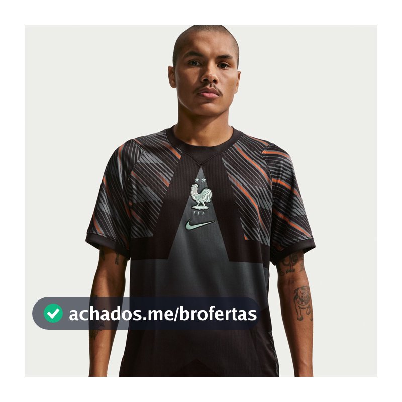 Camisa De Goleiro Franca Nike I 2026 27 Torcedor Pro Masculina