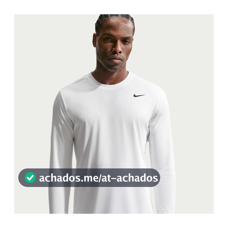 Camiseta Dri-FIT Nike Manga Longa Flex Masculina