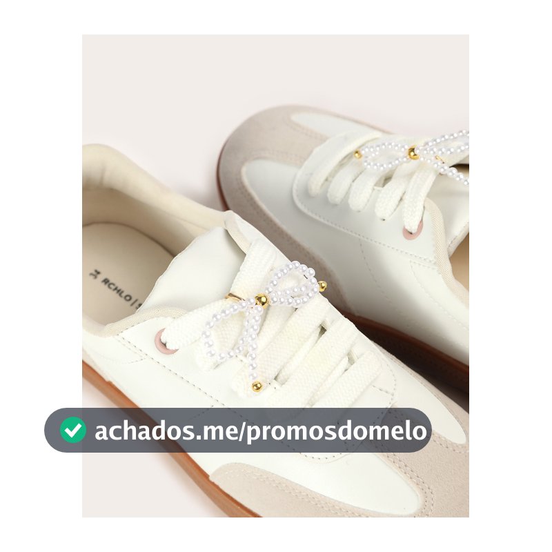 Tênis juvenil cano baixo casual com recortes - multicor