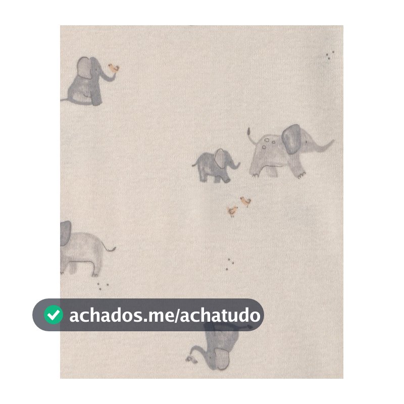 Kit body bebê 5 peças estampado - Multicor