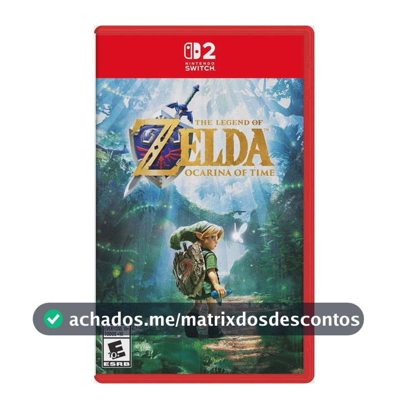 The Legend Of Zelda Ocarina Of Time - Nintendo Switch 2 Foil