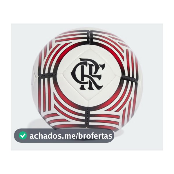 Mini Bola CR Flamengo Home - Branco adidas