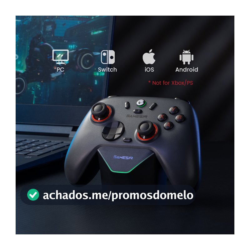 Controle Sem Fio GameSir Nova Lite 2 para Switch e Android