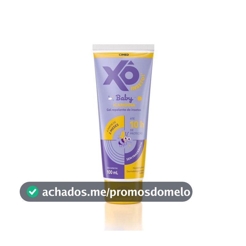 Repelente Xô Inseto Baby Icaridina Gel 100ml - Pague Menos