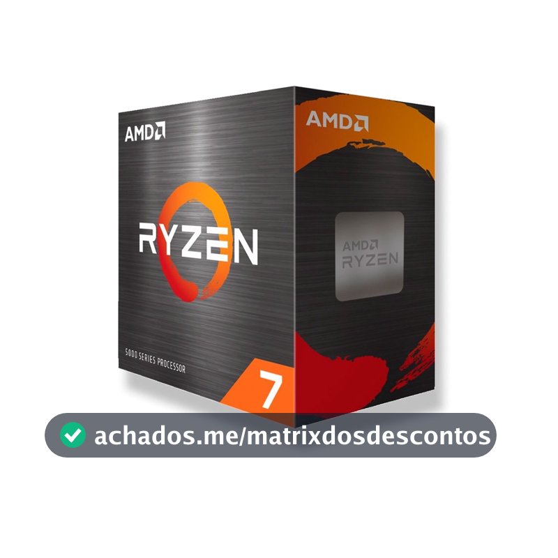 Processador AMD Ryzen 7 5800XT, 3.8 GHz (4.8 GHz Max Turbo), Cache 32MB, 8 Núcleos, 16 Threads, AM4, Sem Vídeo Integrado - 100-100001582WOF