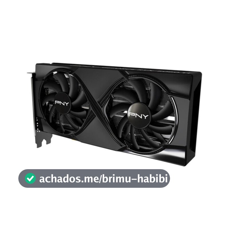 Placa de Vídeo PNY RTX 5060 Ti OC NVIDIA Geforce, 8GB GDDR7, Dual-Fan, Ray Tracing, DLSS 4 - VCG5060T8DFXPB1-O-TF