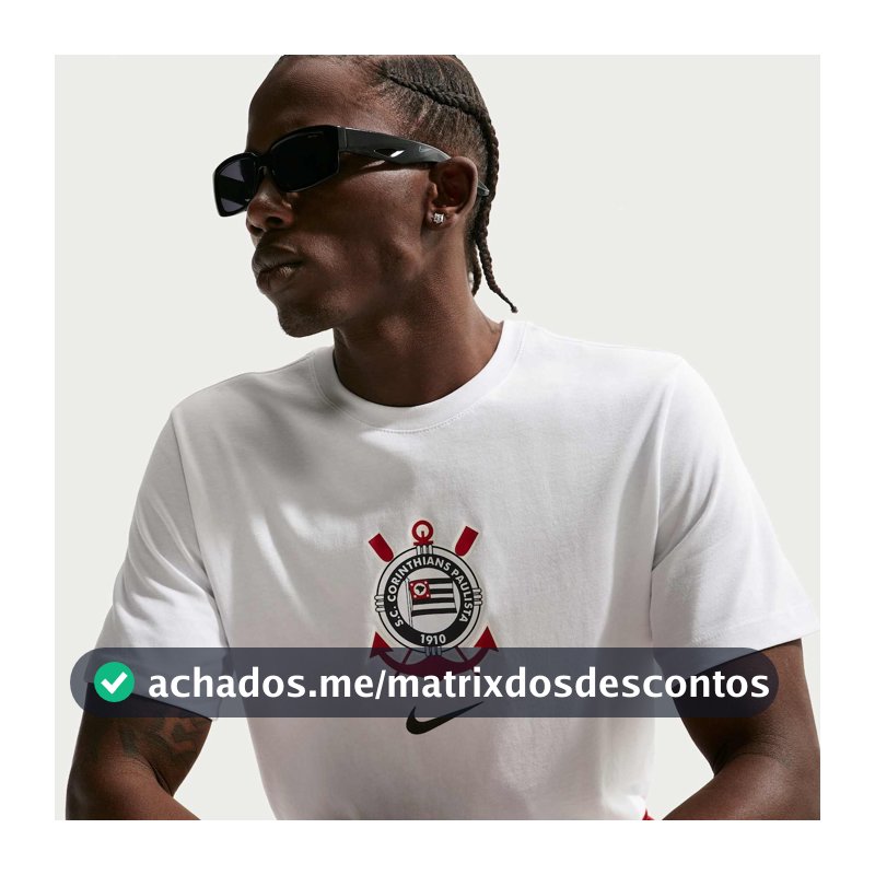 Camiseta Corinthians Nike Crest Masculina