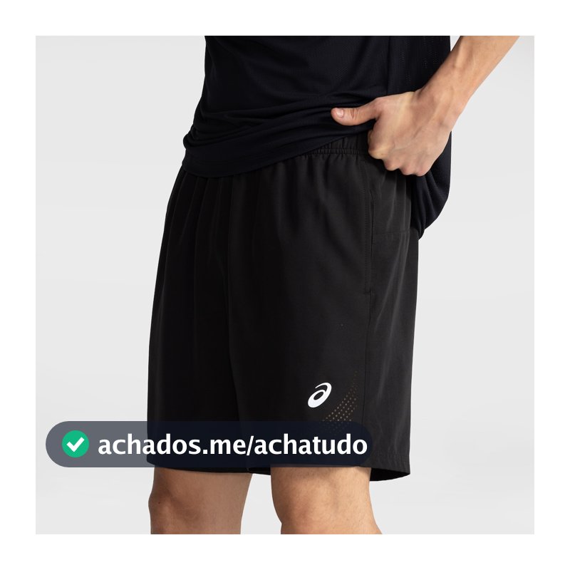 Bermuda Masculina Asics 7 Recorte Respiravel Lase