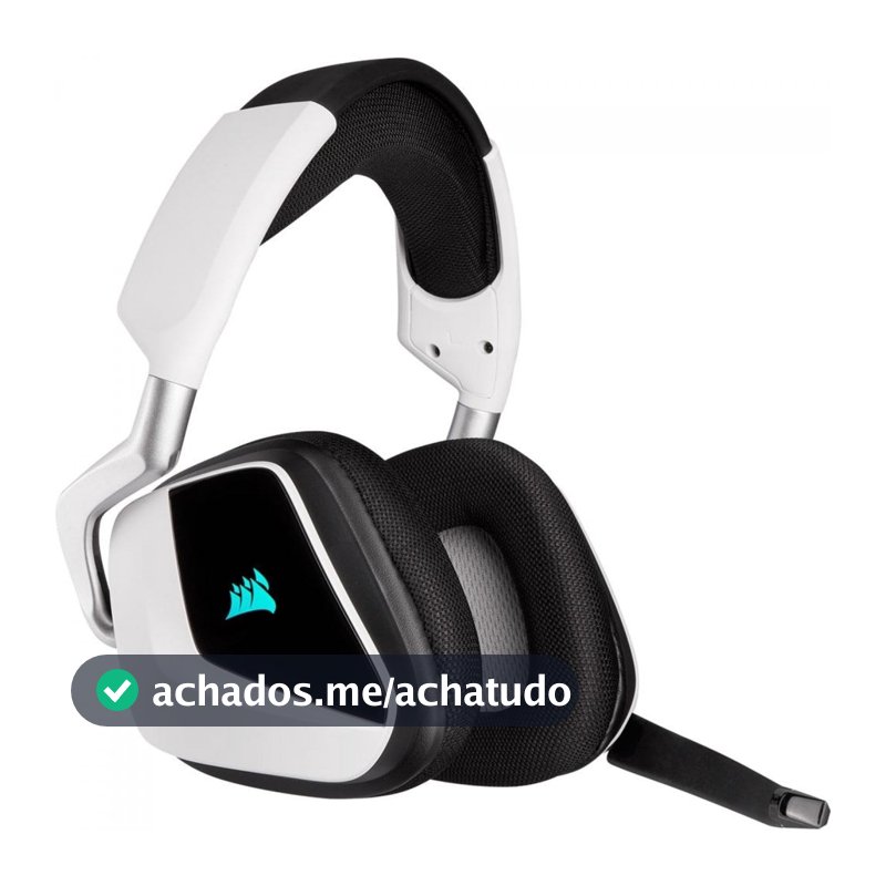 Headset Corsair VOID RGB ELITE 7.1 Wireless White
