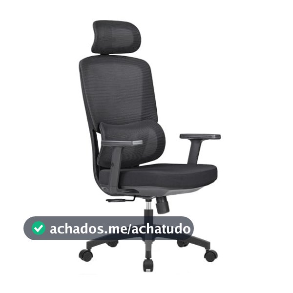 Cadeira Escritório Dr. Office Work Pro Mesh Reclinável