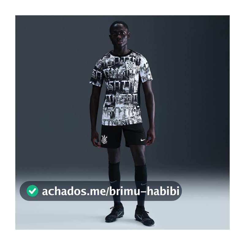 Shorts Corinthians Nike 2026 Strike Treino Masculino