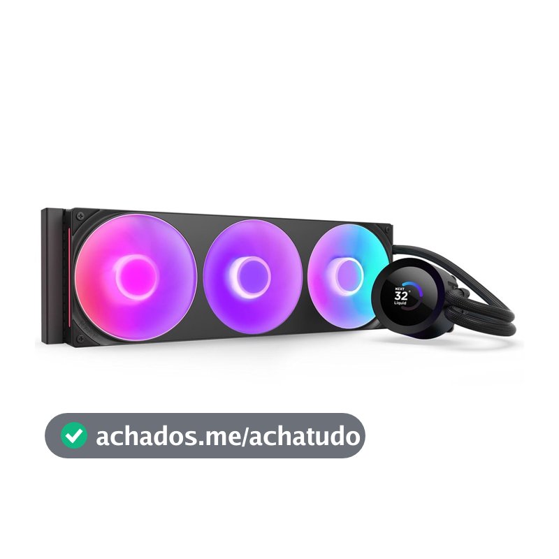 Water Cooler NZXT Kraken Plus 360 RGB LCD Preto