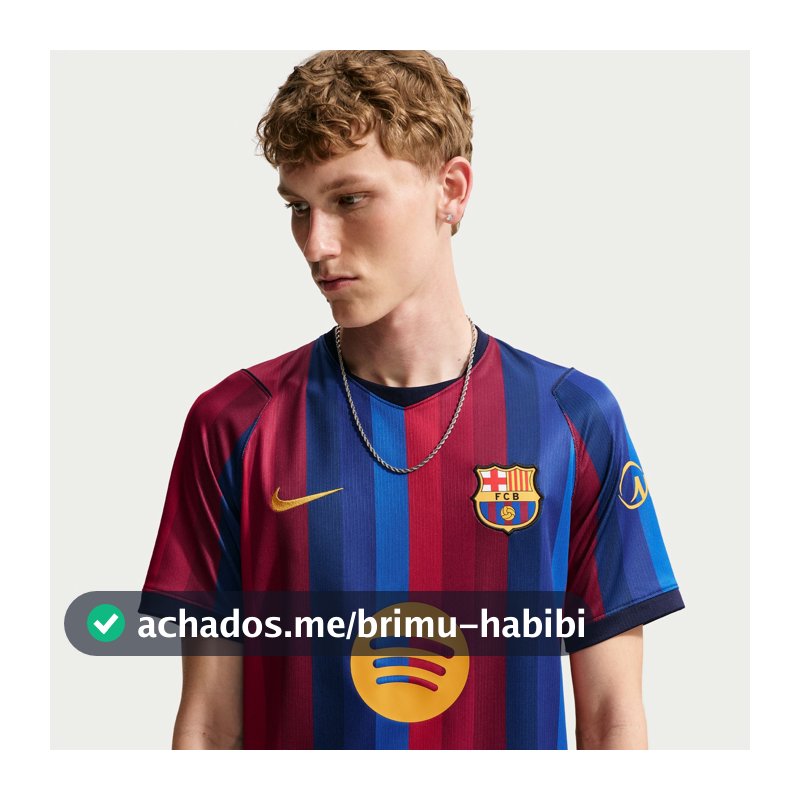 Camisa Barcelona Nike I 2026 27 Torcedor Pro Masculina