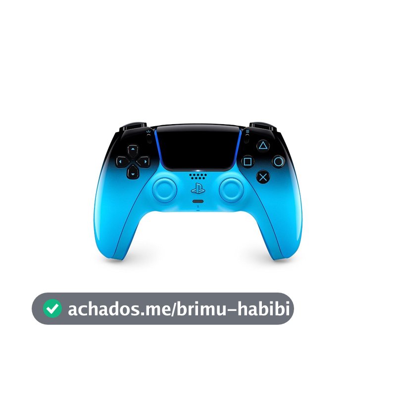 Controle Sem Fio Sony DualSense Hyperpop, PS5, Rhythm Blue, Azul - 1000048538