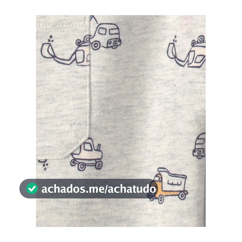 Conjunto longo bebê 2 peças estampado - Multicor
