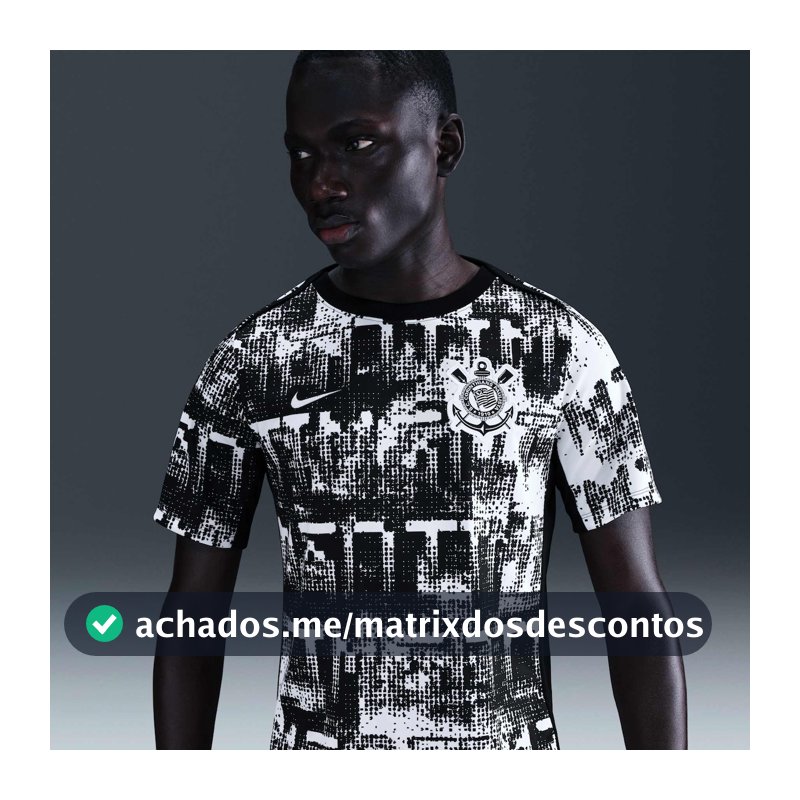 Camiseta Corinthians Nike 2026 Pre Jogo Masculina