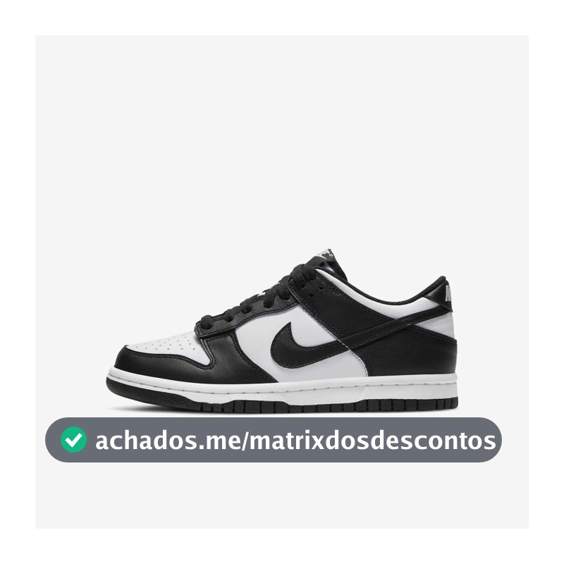 Tênis Dunk Low Panda Infantil (34-38)