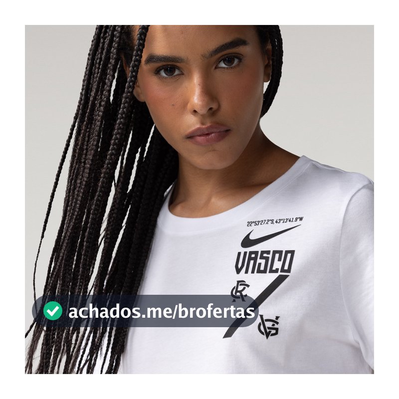 Camiseta do Vasco Crest Nike Tee - Feminina
