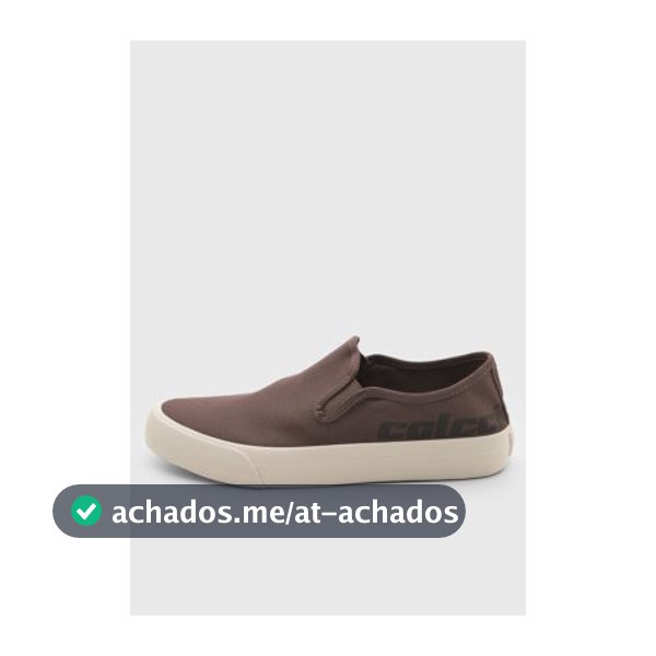 Tênis Masculino Colcci Slip On Marrom