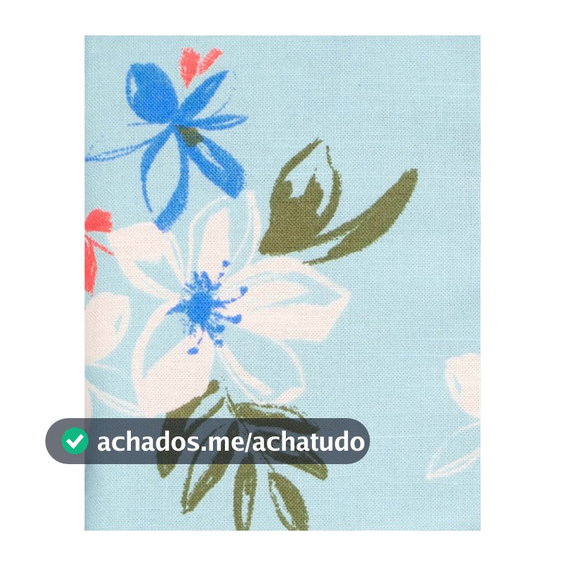 Conjunto curto bebê 3 peças floral jeans com bucket hat multicor