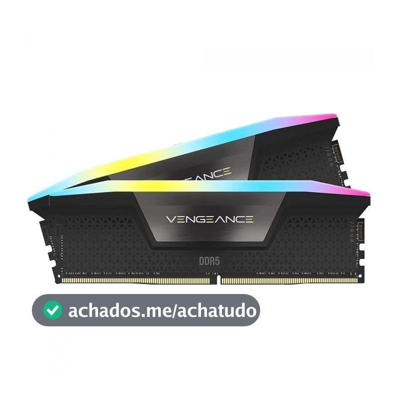 Memória Corsair Vengeance 16GB 5200MHz DDR5 RGB