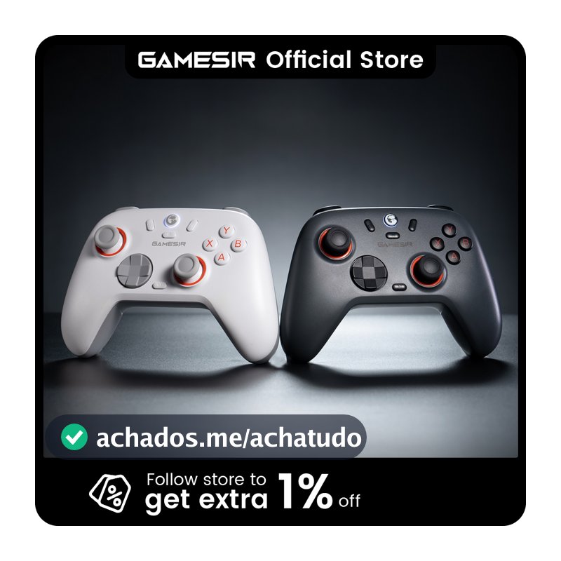 Gamepad Sem Fio GameSir Nova Lite 2 para Switch, iPhone, Android, PC