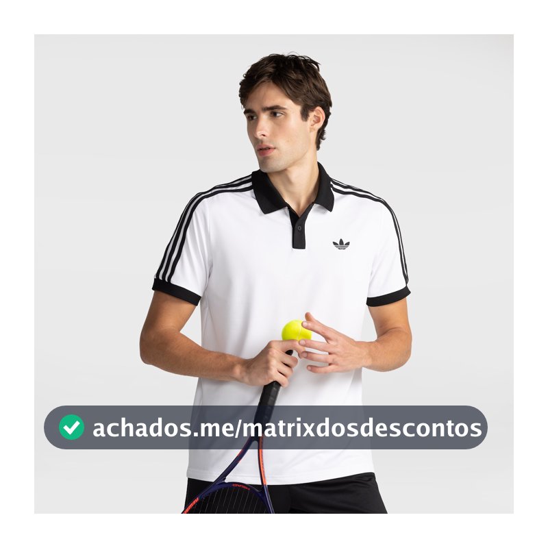 Camisa Polo Heritage adidas Masculina