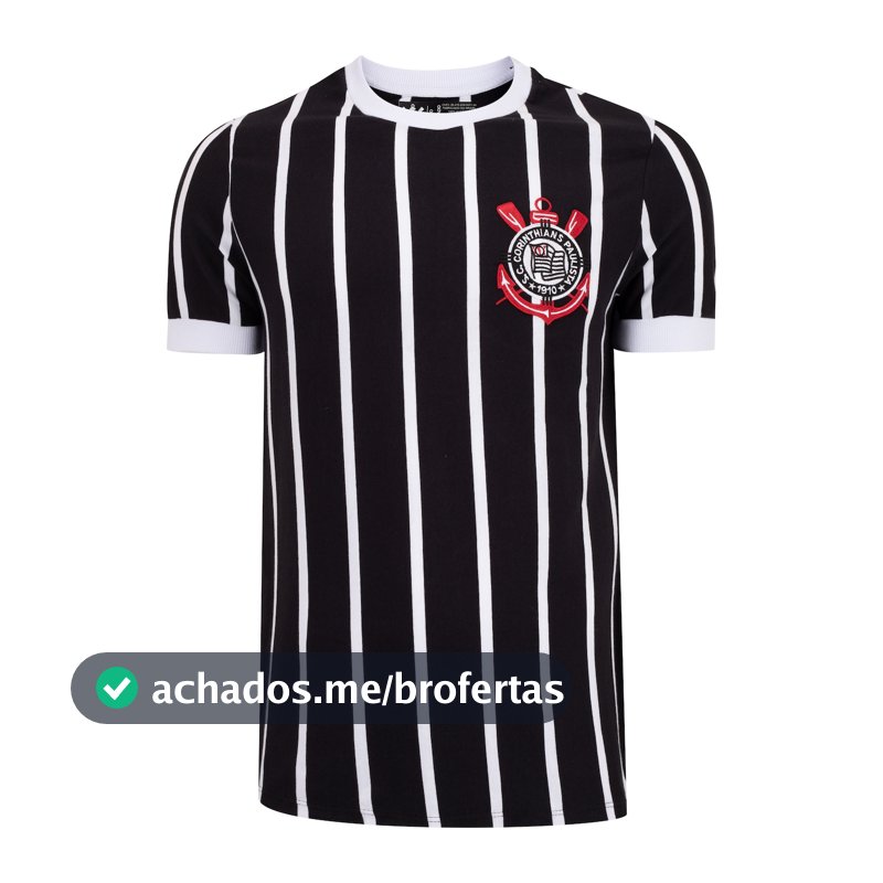 Camisa do Corinthians Democracia Retrô Coimbra Masculina em Promoção