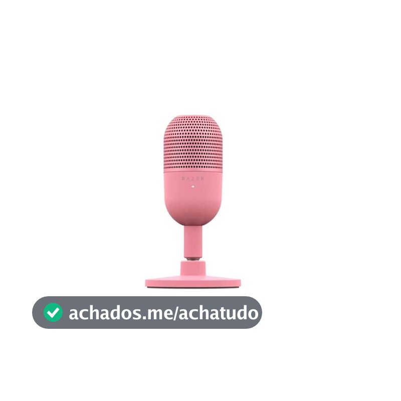 Microfone Razer Seiren V3 Mini Ultra Compacto, USB, Quartz - RZ1905050200