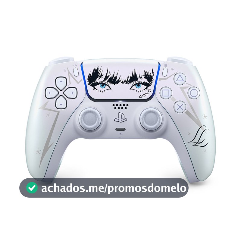 Controle Sem Fio Dualsense Edição Limitada da LISA do BLACKPINK, PS5, Branco - CFI-ZCT2W
