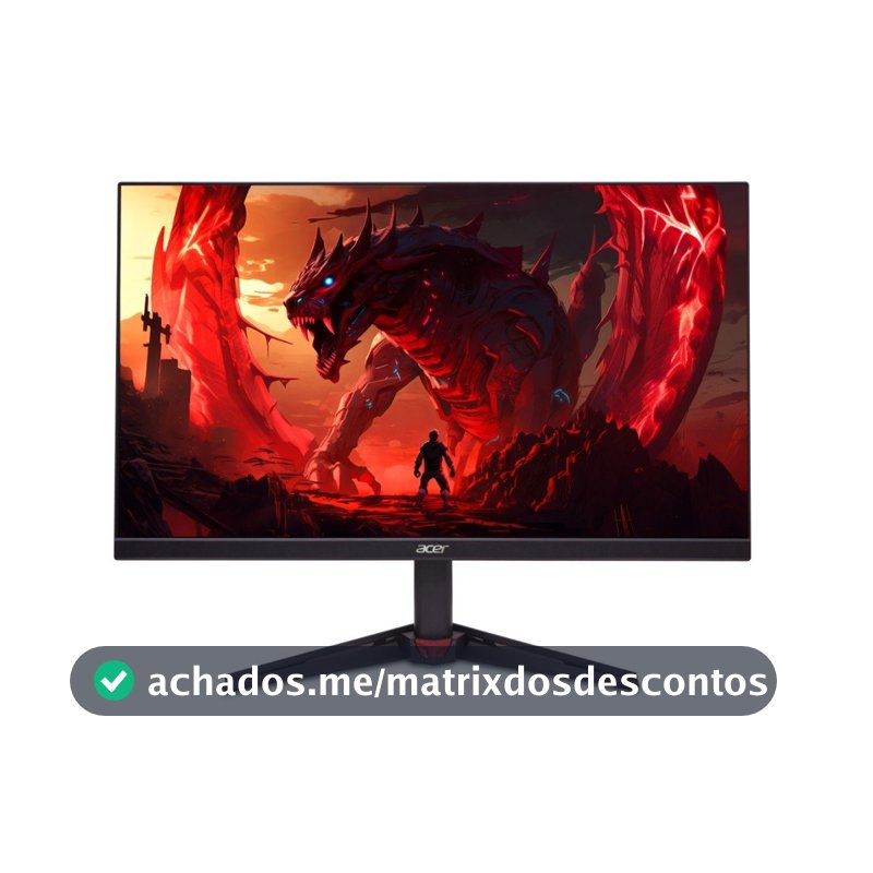 Monitor Gamer Acer Nitro VG270U X2bmiipx, 27", QHD, IPS, 210Hz, 1ms, FreeSync Premium, HDR10, Preto - UM.HV0AA.201