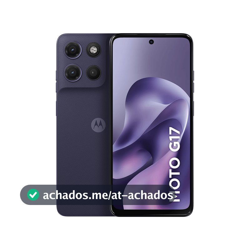 Novo celular Moto G17 256GB