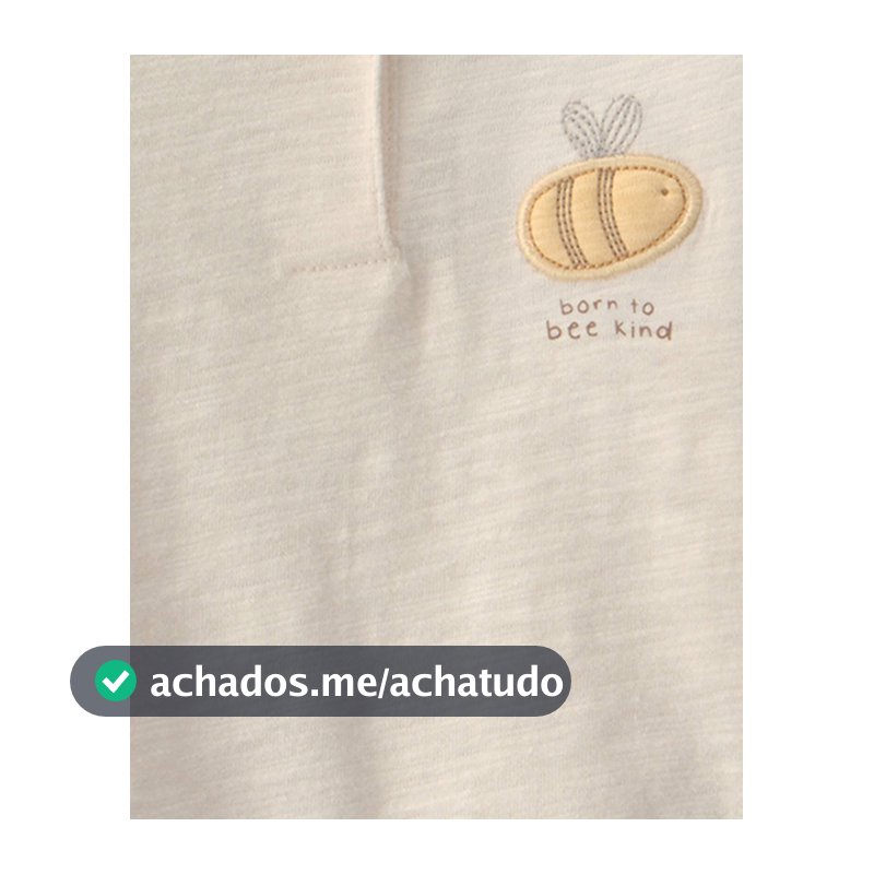 Conjunto longo bebê 2 peças bordado com faixa de cabelo - Multicor