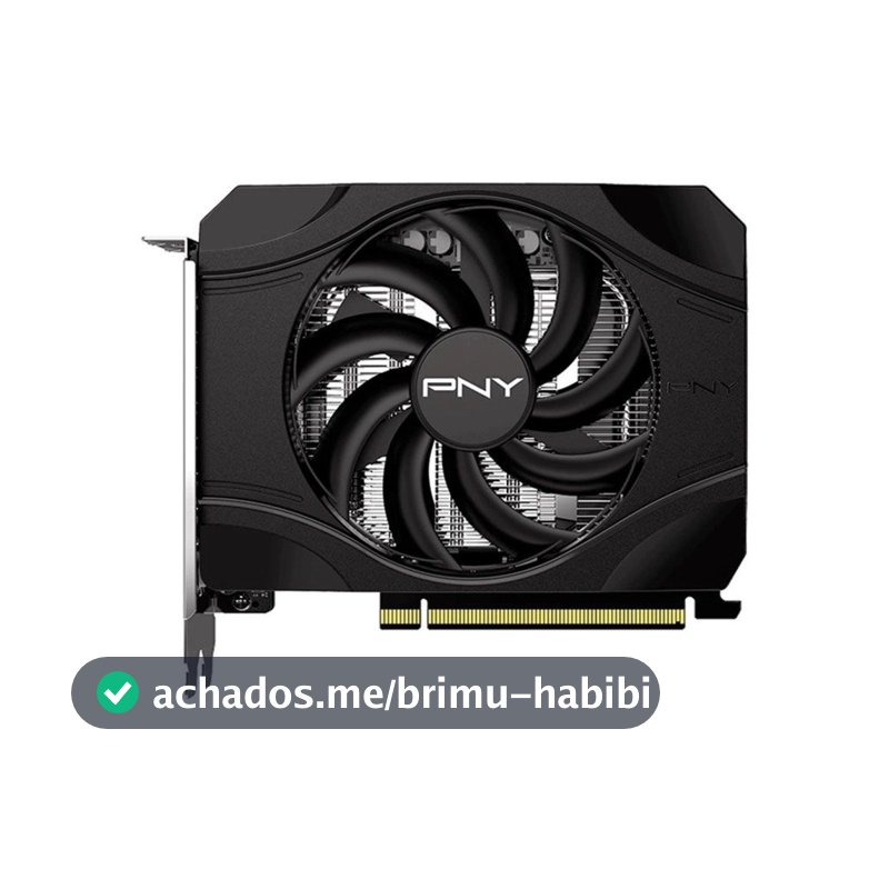 Placa de Vídeo PNY RTX 5050 STD 8GB GDDR6 SingleFan NVIDIA GeForce - VCG50508SFXPB1