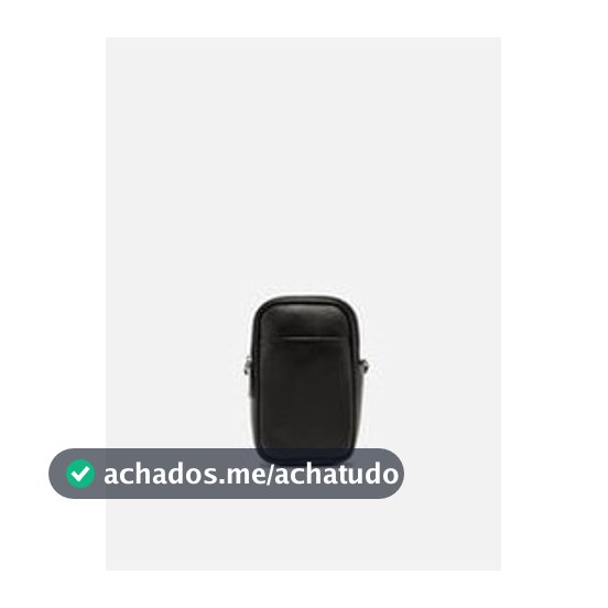 Mini Bolsa Preta Tina Porta-Celular