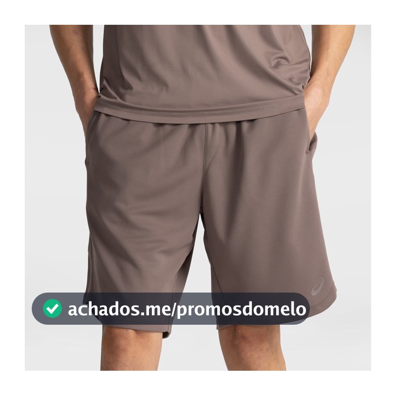 Bermuda ASICS Malha Recorte Lateral Masculina