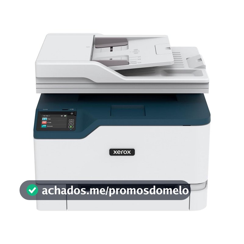 Multifuncional  Xerox Laser Color, Jato de Tinta, A4 24ppm, USB, Ethernet e Wireless - C235DNIMONO