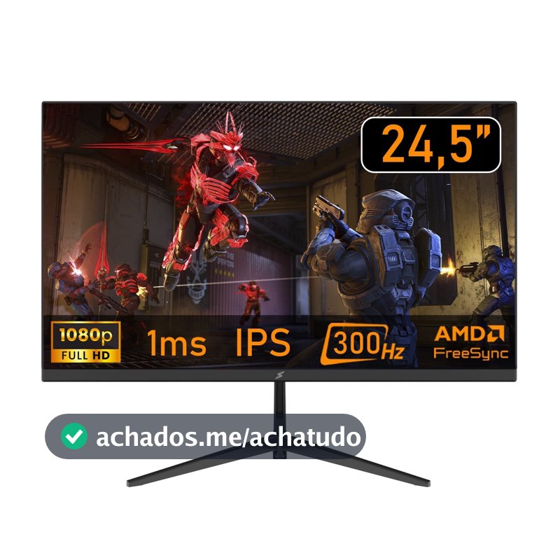 Monitor Gamer SuperFrame Epic 24.5" IPS 300Hz 1ms