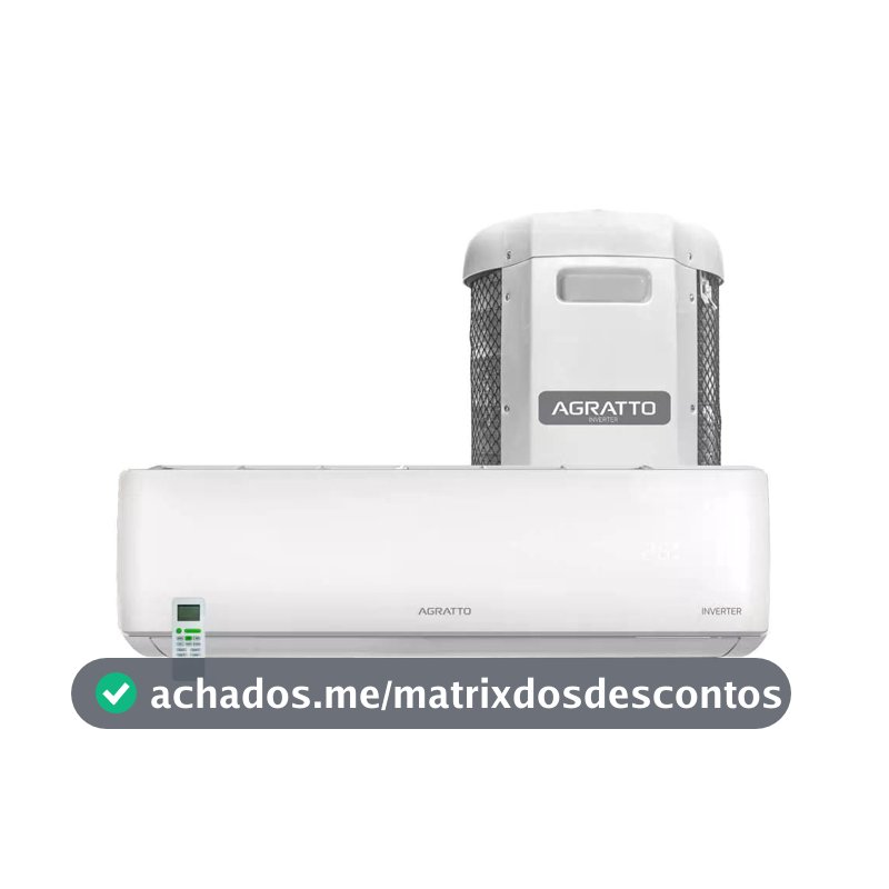 Ar Condicionado Split Agratto Inverter 9000 BTUS Frio 220V LCST9F-02I