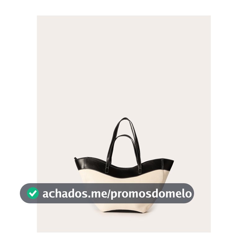 Bolsa feminina tote - Off-White
