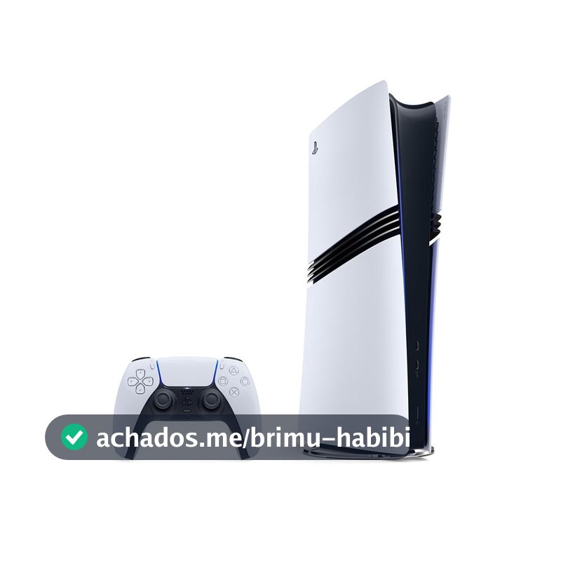 Console PlayStation 5 Pro Sony, SSD 2TB, Com Controle Sem Fio DualSense, Branco - 1000046552