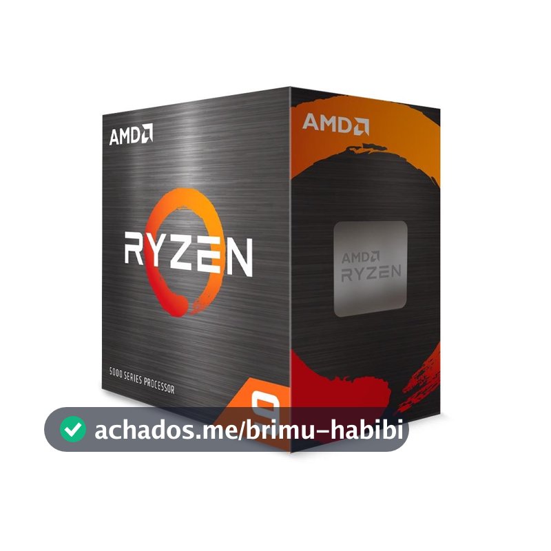 Processador AMD Ryzen 9 5900XT, 3.3 GHz (4.8 GHz Max Turbo), Cache 64MB, 16 Núcleos, 32 Threads, AM4, Sem Vídeo Integrado - 100-100001581WOF