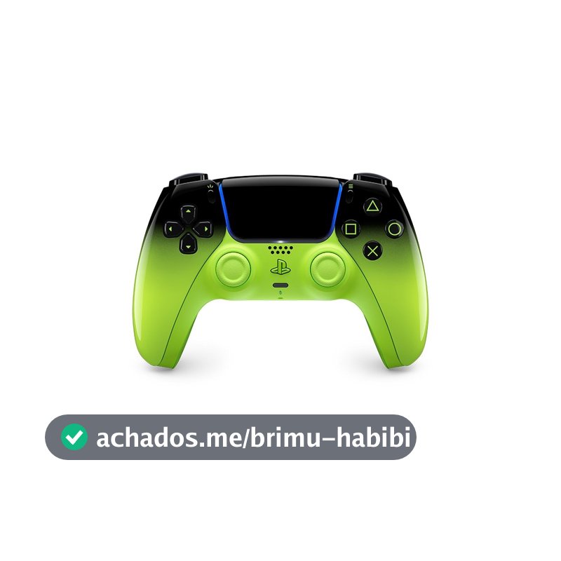 Controle Sem Fio Sony DualSense Hyperpop, PS5, Remix Green, Verde - 1000048534