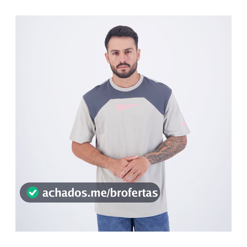 Camiseta Puma Manchester City Culture Cinza