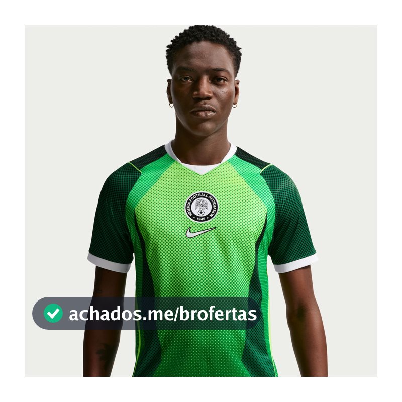 Camisa Nigéria I 2026 NikeTorcedor Masculina